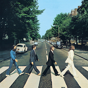 Platenhoes van het album 'Abbey Road' van de Beatles