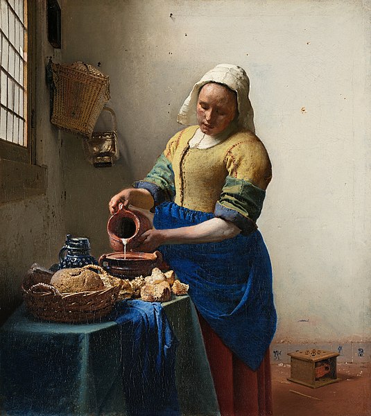 Het Melkmeisje van Johannes Vermeer (ca. 1660)