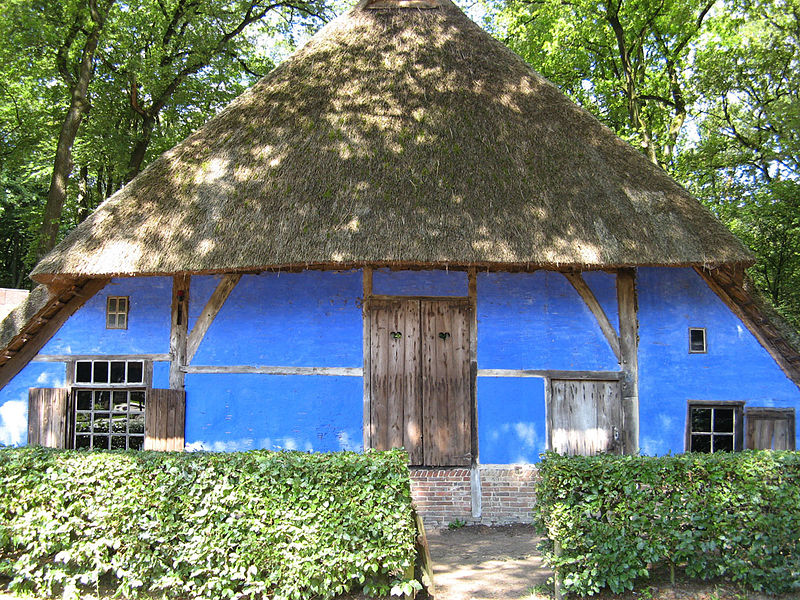 Blauw Los Hoes in het Nederlands Openluchtmuseum (Arnhem)