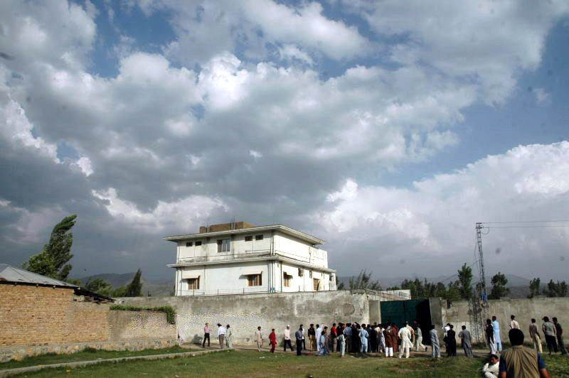 Huis van Osama Bin Laden op 4 mei 2011