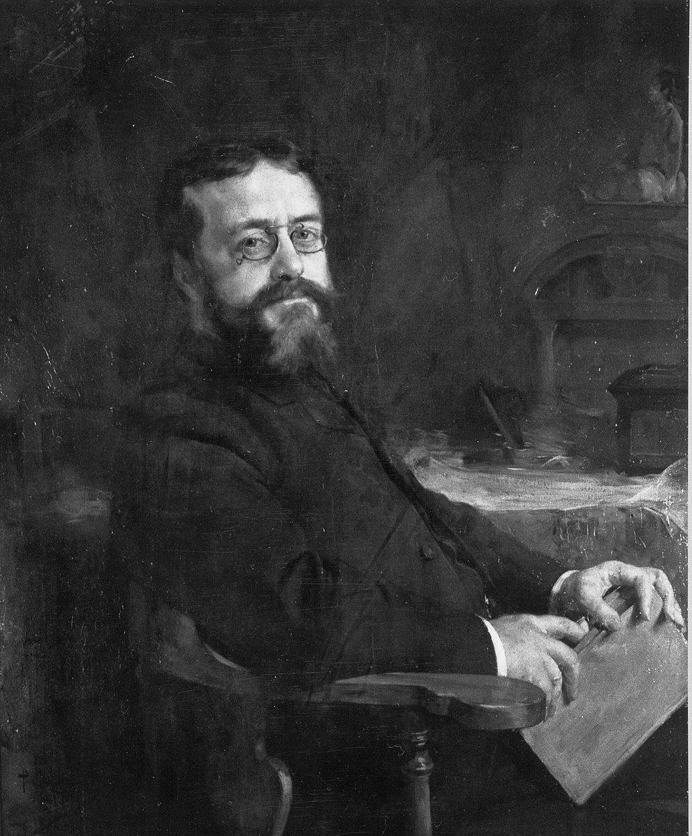 Portret van Victor de Stuers in 1890