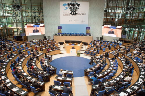 Openingsceremonie van de vergadering van het Werelderfgoedcomité in 2015